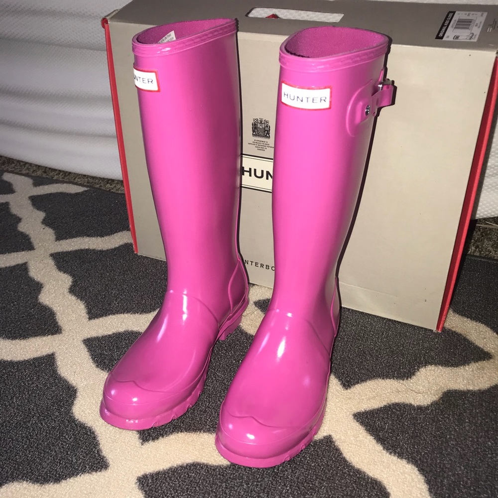 Hunter Rainboots Big Girls Size 5 (Women’s 7)
